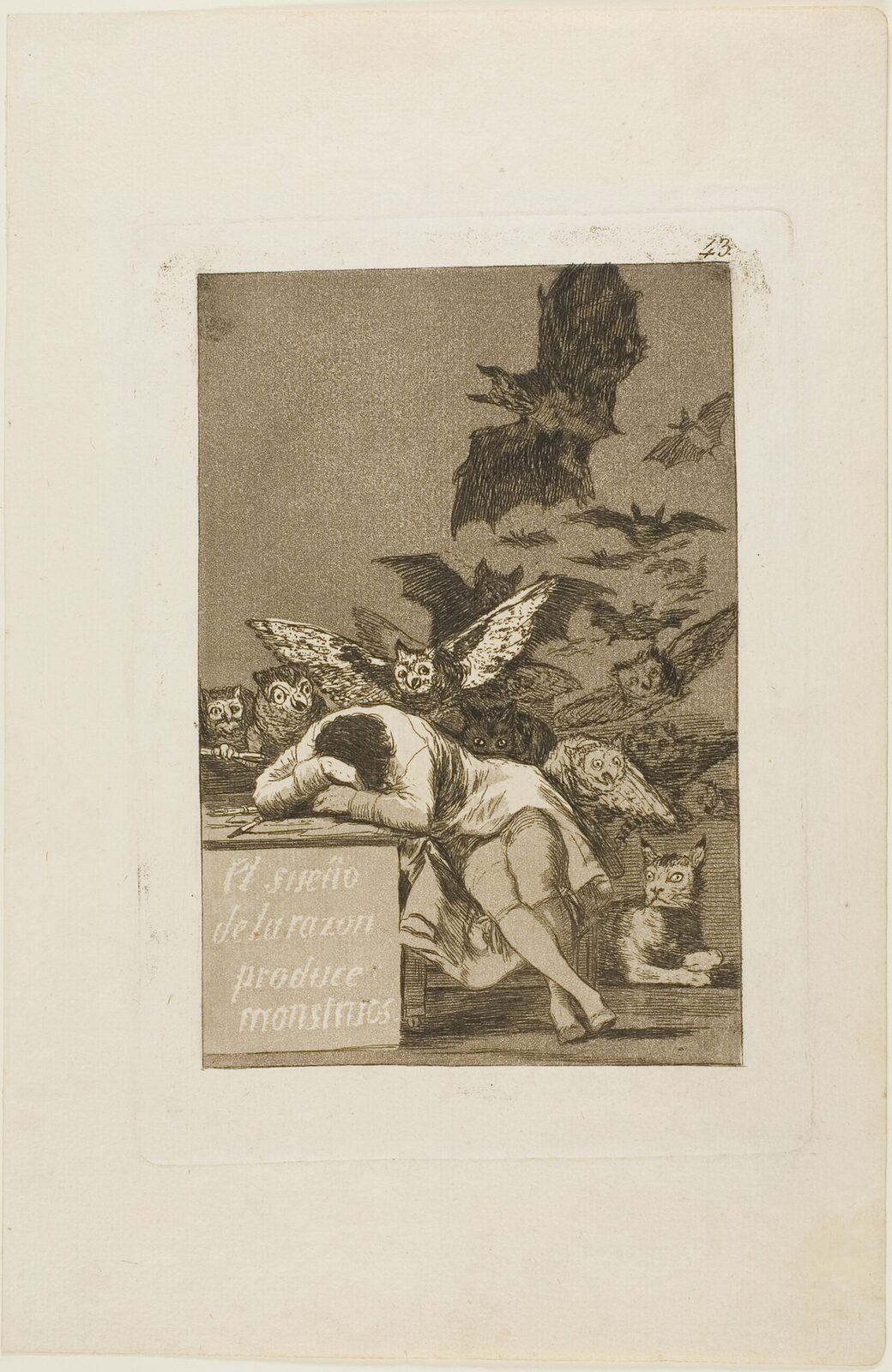 Ο ύπνος της λογικής γεννά τέρατα - Francisco Goya